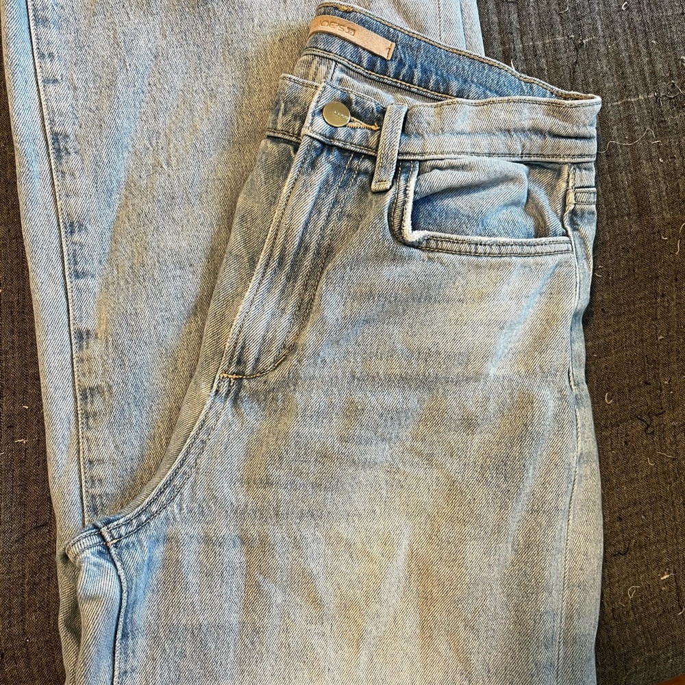 Joe's Jeans The Mia HIGH RISE WIDE LEG ANKLE // VINTAGE STRETCH Light Blue Denim